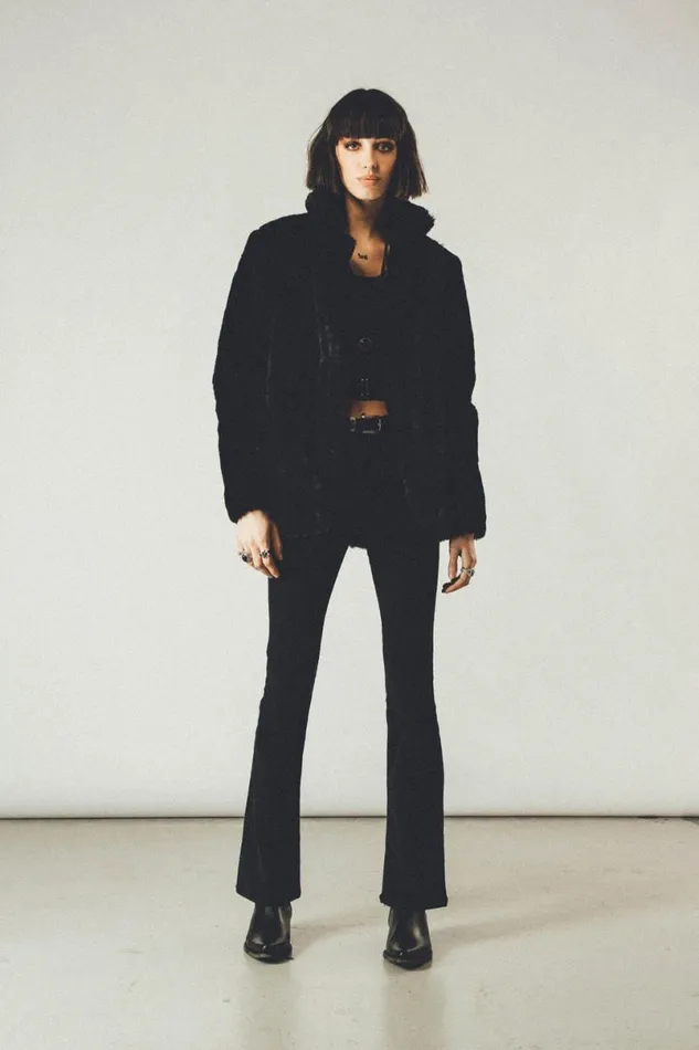 Women Faux Fur Blazer Black OTHER JACKETS and COATS Women Faux Fur Blazer Black OTHER JACKETS and COATS