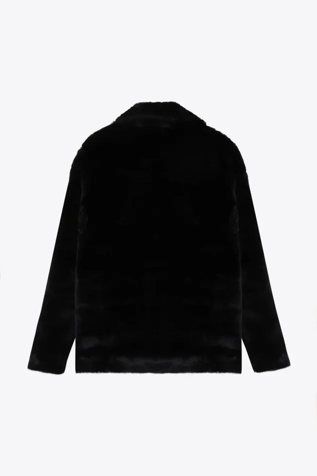 Women Faux Fur Blazer Black OTHER JACKETS and COATS Women Faux Fur Blazer Black OTHER JACKETS and COATS