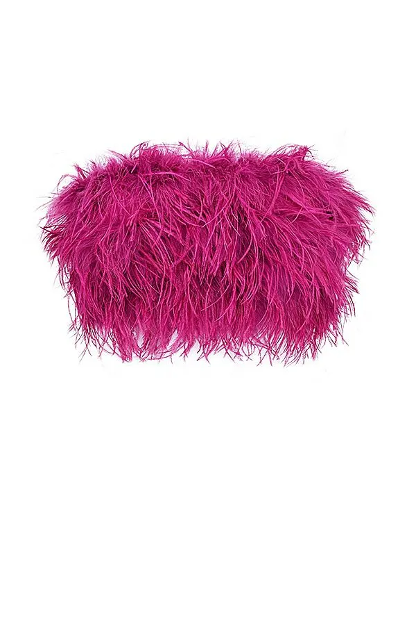 Women Fenella Hot Pink Trimmed Bandeau House Of CB Tops