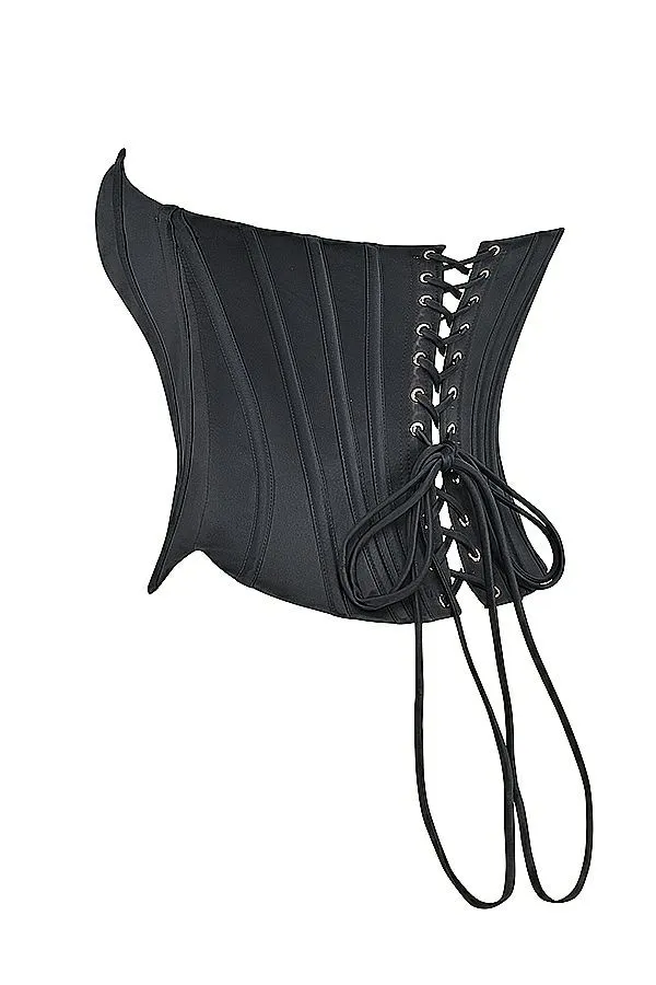 Women Genevieve Black Lace Back Corset House Of CB Corsets