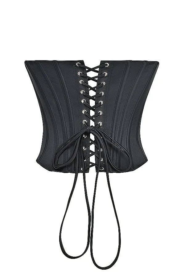 Women Genevieve Black Lace Back Corset House Of CB Corsets