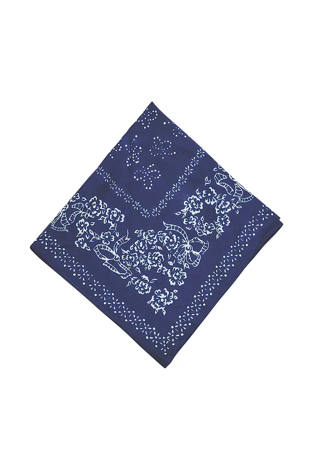 Women Hair Accessories LoveShackFancy Orvette Silk Paisley Bandana Moonlight Indigo Women Hair Accessories LoveShackFancy Orvette Silk Paisley Bandana Moonlight Indigo