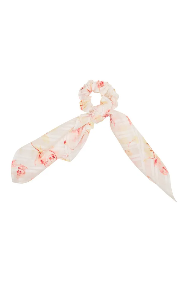 Women Hair Accessories LoveShackFancy Parison Floral Hair Scrunchie Cherry Soda Women Hair Accessories LoveShackFancy Parison Floral Hair Scrunchie Cherry Soda