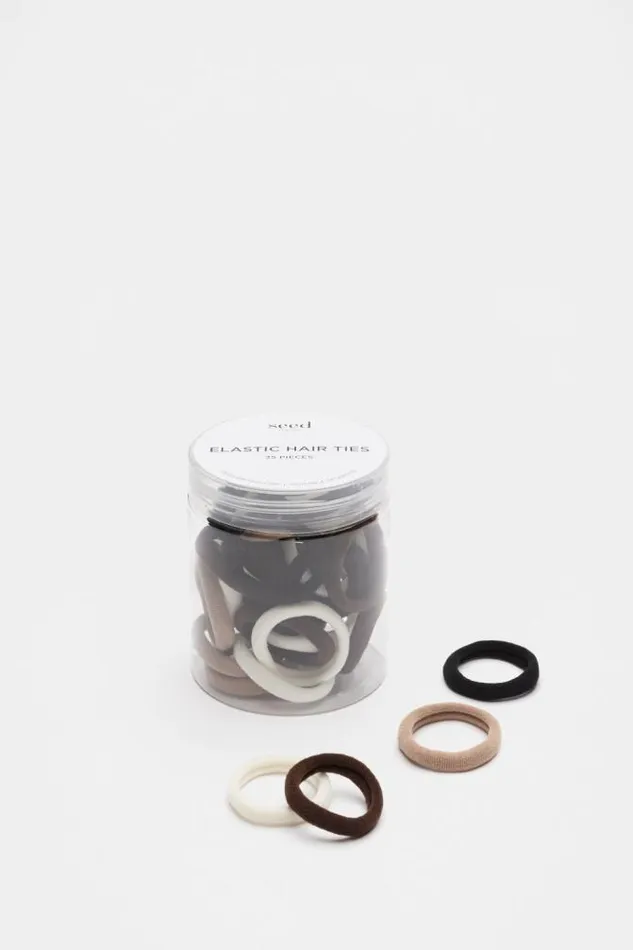 Women Hair Accessories Seed Heritage Hair Tie Set Cookie