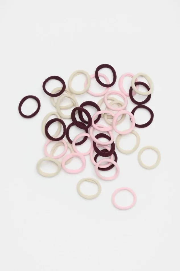 Women Hair Accessories Seed Heritage Hair Tie Set Rose Petal