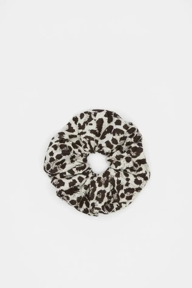 Women Hair Accessories Seed Heritage Large Scrunchie Ocelot