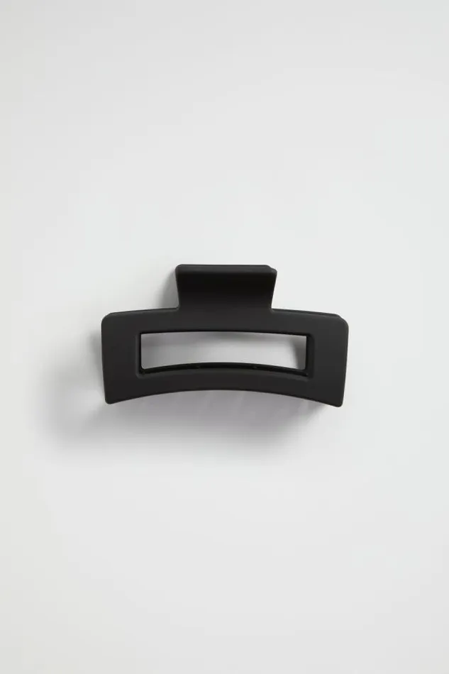 Women Hair Accessories Seed Heritage Rectangle Hair Claw Black