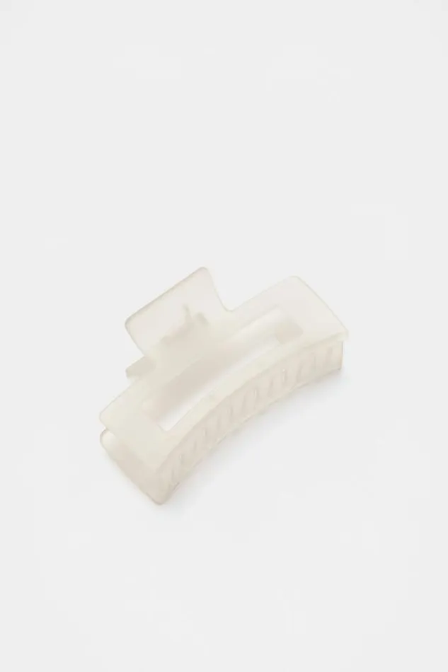 Women Hair Accessories Seed Heritage Rectangle Hair Claw Oat