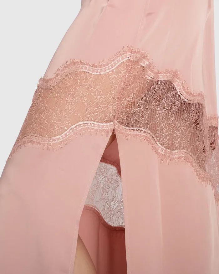 Women Heavenly Bodies Lace Slip Dress 8211 Rose Dresses Belle and Bloom Women Heavenly Bodies Lace Slip Dress 8211 Rose Dresses Belle and Bloom