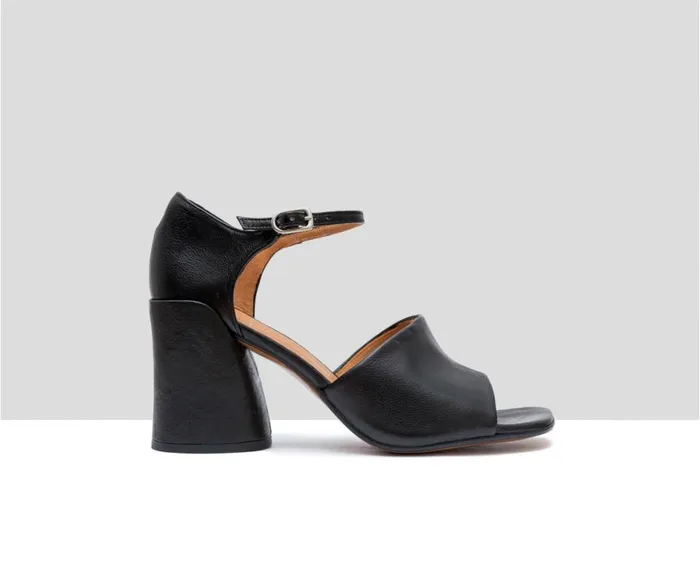 Women High Heel Audley Shoes High Heel Leather Sandal Fabianne Black