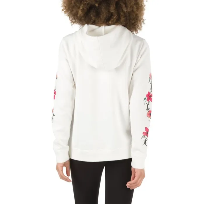 Women Hoodies and Jackets Vans Barbed Floral Hoodie Marshmallow Women Hoodies and Jackets Vans Barbed Floral Hoodie Marshmallow