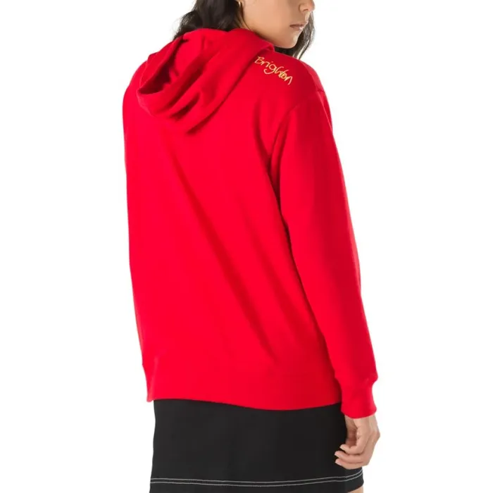 Women Hoodies and Jackets Vans Brighton Boyfriend Hoodie Racing Red Women Hoodies and Jackets Vans Brighton Boyfriend Hoodie Racing Red