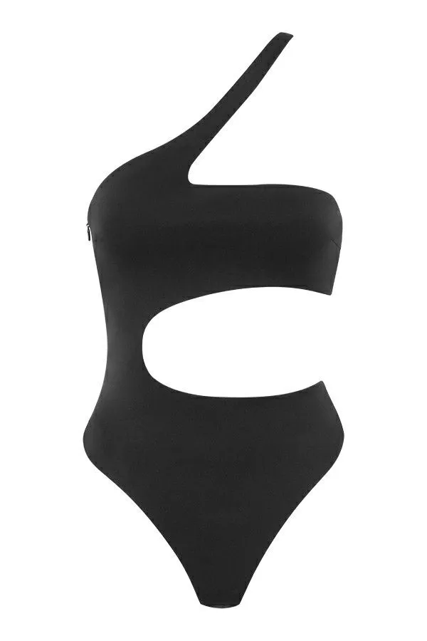 Women Jacinta Black Cut Out Bodysuit House Of CB Tops Women Jacinta Black Cut Out Bodysuit House Of CB Tops