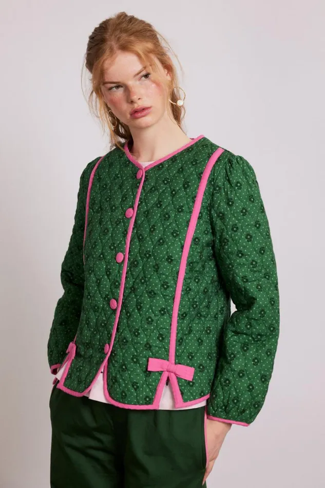 Women Jackets and Coats Damson Madder Diana Quilted Jacket