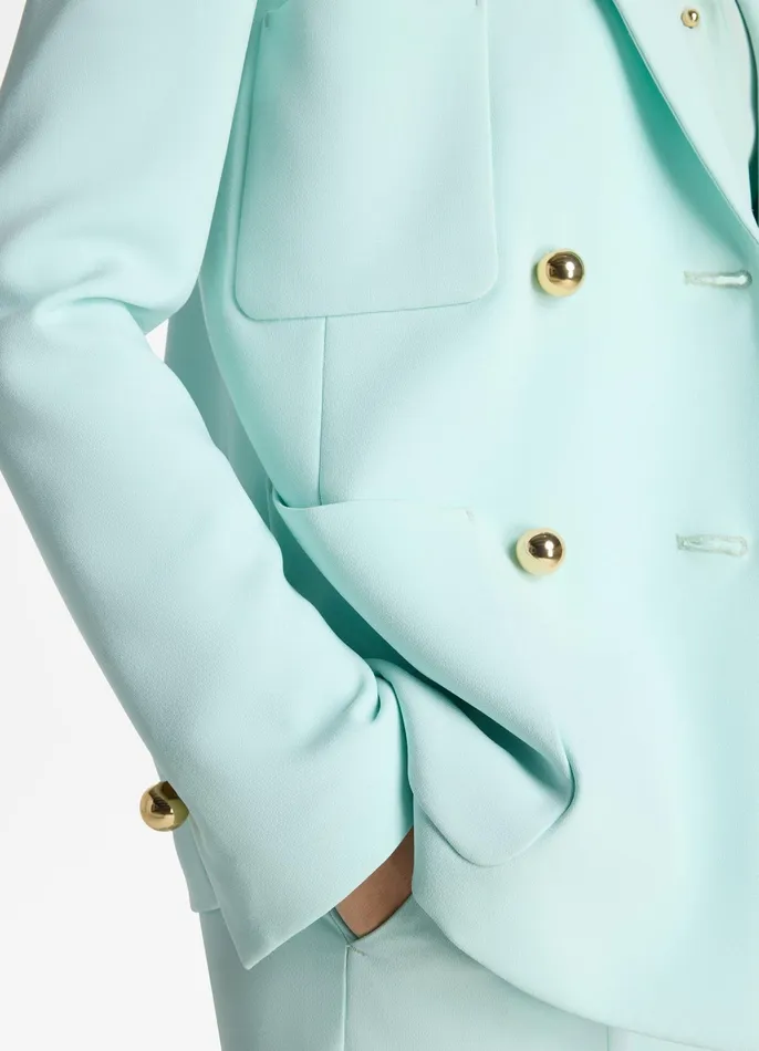 Women Jackets and Coats St John Stretch Italian Knit Cady Jacket Mint Women Jackets and Coats St John Stretch Italian Knit Cady Jacket Mint