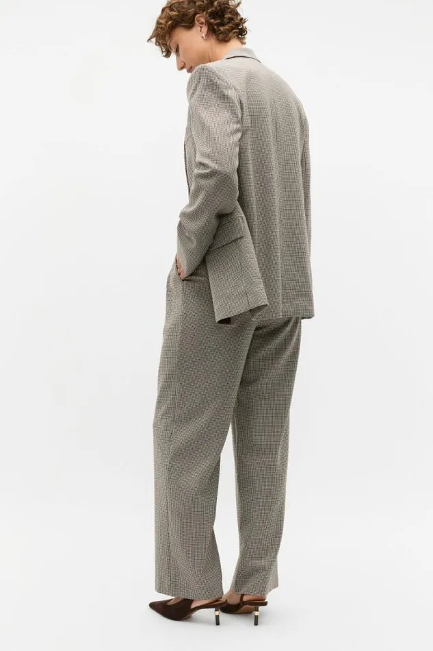 Women Jackets and Vests Seed Heritage Mini Houndstooth Blazer Houndstooth