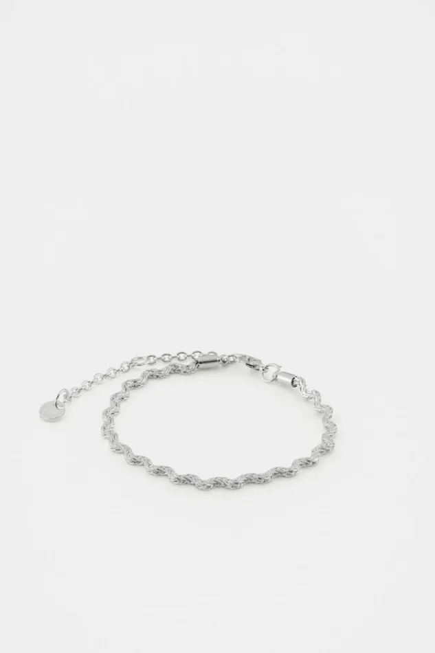 Women Jewellery Seed Heritage Ripples Chain Bracelet Silver