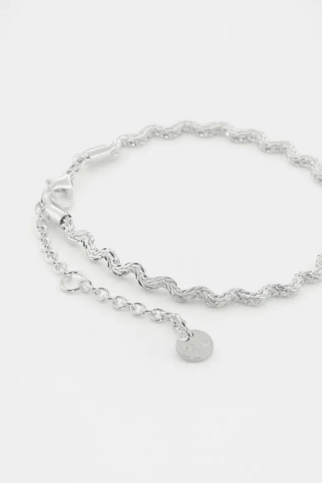 Women Jewellery Seed Heritage Ripples Chain Bracelet Silver