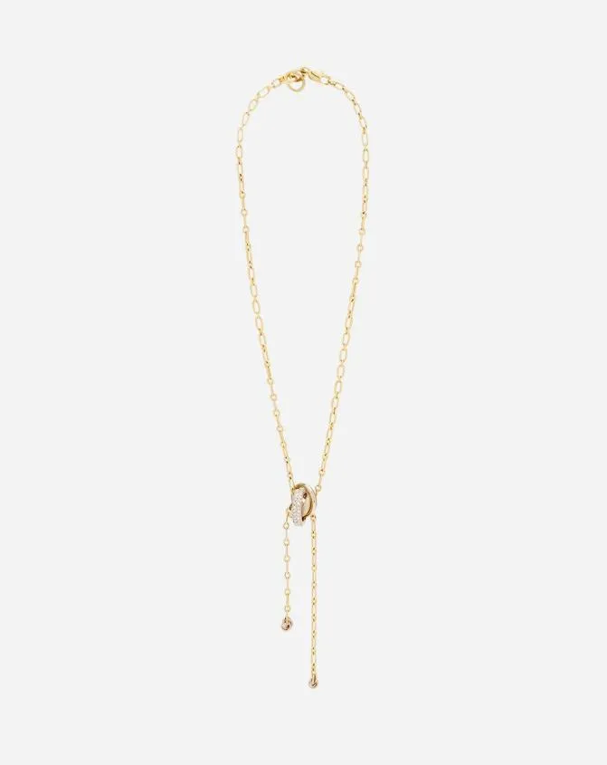Women Jewelry Lanvin Partition By Necklace Goldcrystal