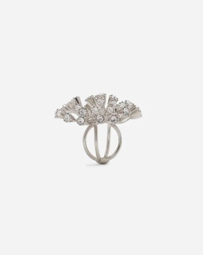 Women Jewelry Lanvin Traviata By Ring Silvercrystal Women Jewelry Lanvin Traviata By Ring Silvercrystal