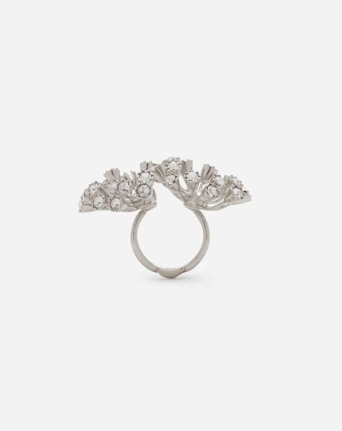 Women Jewelry Lanvin Traviata By Ring Silvercrystal Women Jewelry Lanvin Traviata By Ring Silvercrystal