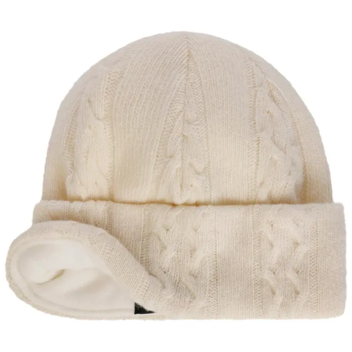 Women Joyce Cable Knit Beanie Beige Mayser Beanie Hats Women Joyce Cable Knit Beanie Beige Mayser Beanie Hats