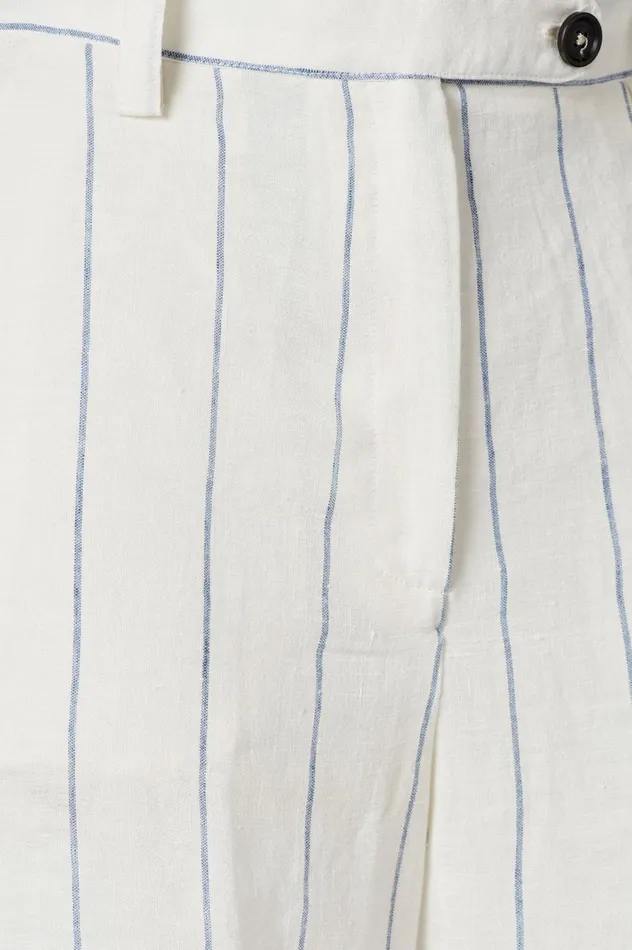Women LAMIA 8211 Linen Trousers 8211 Azzurro Massimo Alba Trousers and Shorts Women LAMIA 8211 Linen Trousers 8211 Azzurro Massimo Alba Trousers and Shorts