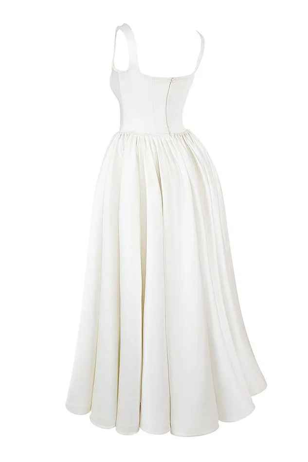 Women Lillianna Ivory Italian Satin Corset Bridal Gown House Of CB Dresses
