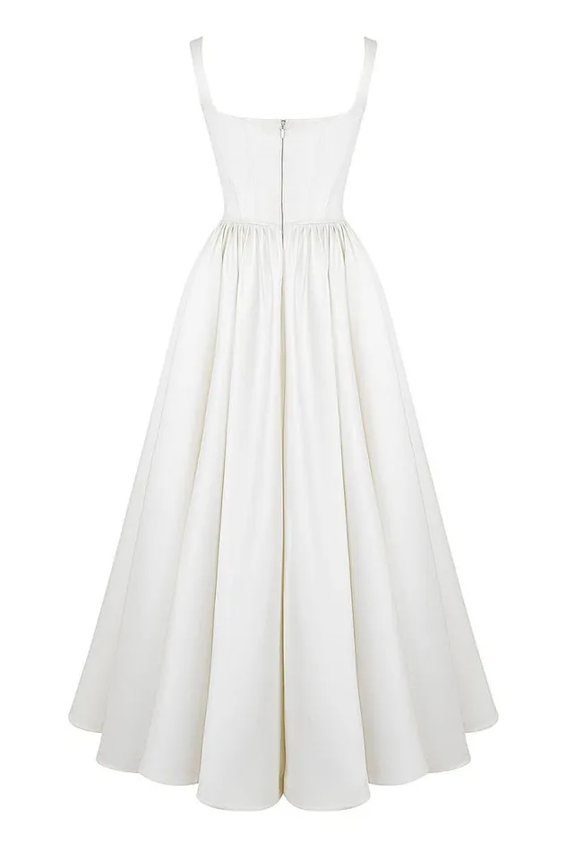Women Lillianna Ivory Italian Satin Corset Bridal Gown House Of CB Dresses
