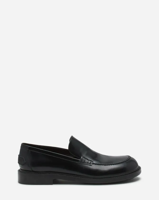 Women Loafers Lanvin Spinto Loafers In Glossy Leather Black