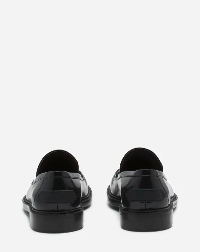 Women Loafers Lanvin Spinto Loafers In Glossy Leather Black Women Loafers Lanvin Spinto Loafers In Glossy Leather Black