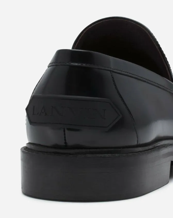 Women Loafers Lanvin Spinto Loafers In Glossy Leather Black Women Loafers Lanvin Spinto Loafers In Glossy Leather Black