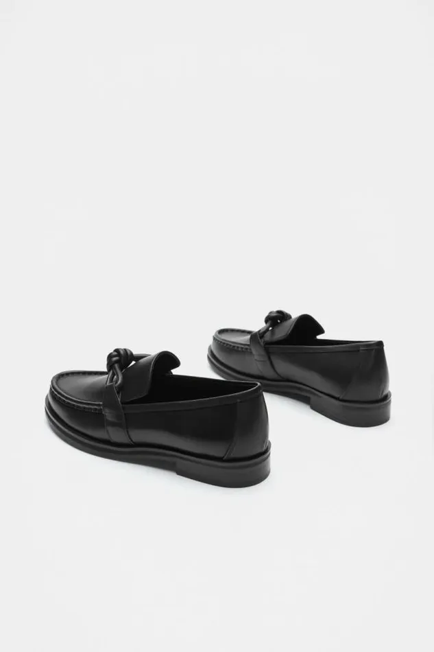 Women Loafers Seed Heritage Dakota Knot Detail Loafer Black