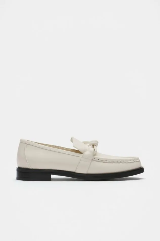Women Loafers Seed Heritage Dakota Knot Detail Loafer Cream