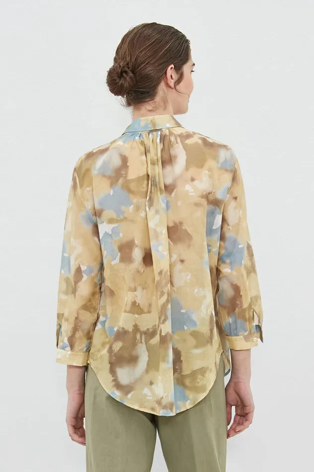 Women LOKY 8211 Cotton Shirt 8211 Avio Massimo Alba Shirts