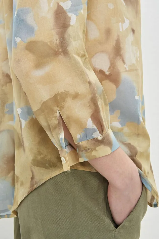 Women LOKY 8211 Cotton Shirt 8211 Avio Massimo Alba Shirts