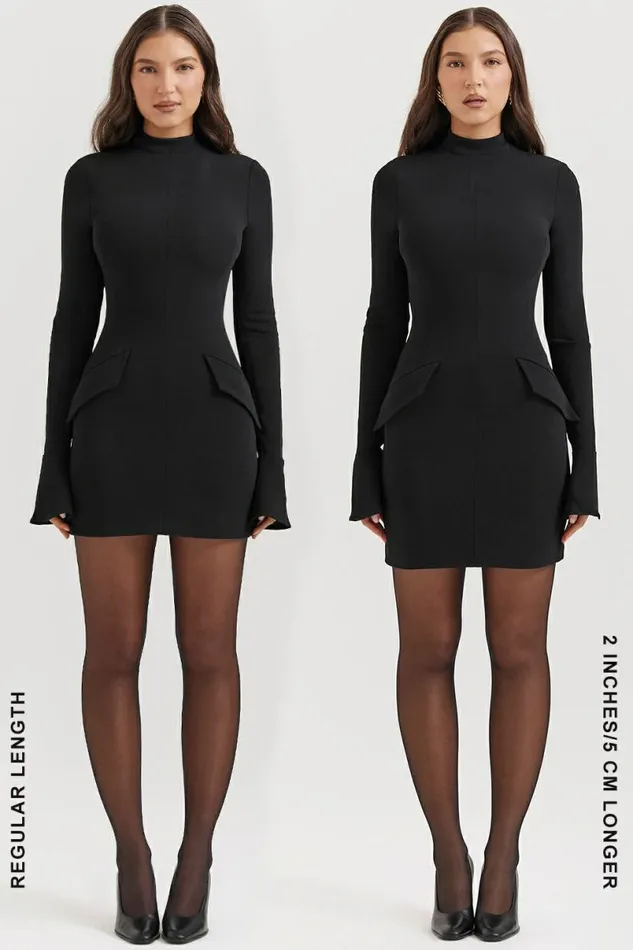 Women Mahalia Black Mini Dress House Of CB Dresses