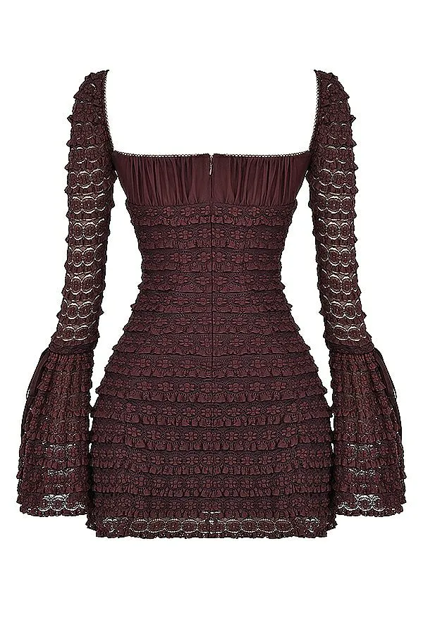 Women Marisa Espresso Lace Dress House Of CB Dresses