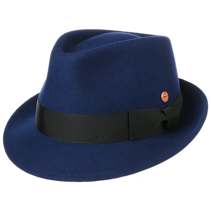 WomenMen Classico Trilby Blue Mayser Trilby Hats WomenMen Classico Trilby Blue Mayser Trilby Hats