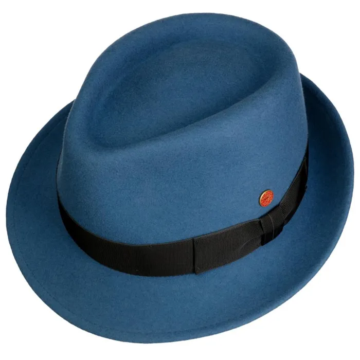 WomenMen Classico Trilby Blue Mayser Trilby Hats WomenMen Classico Trilby Blue Mayser Trilby Hats