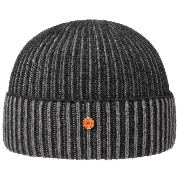 WomenMen Harper Cashmere Beanie Beigeblue Mayser Knitted Hats
