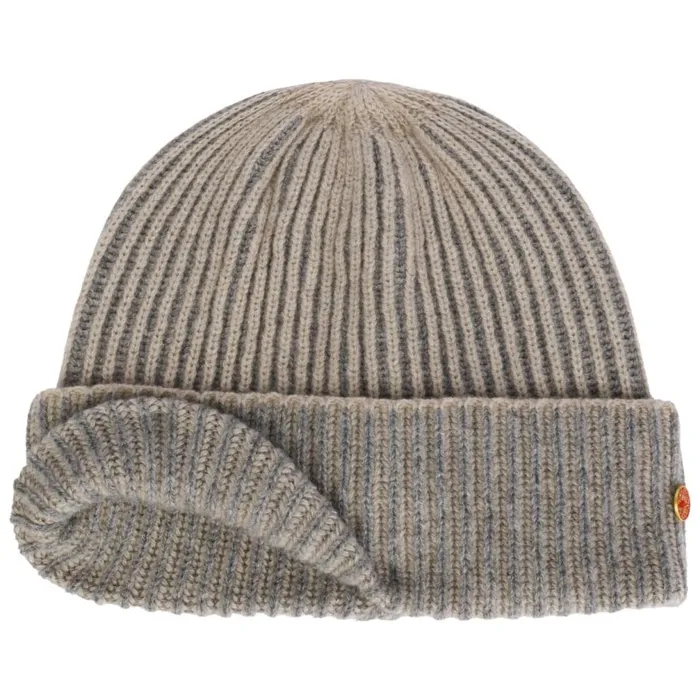 WomenMen Harper Cashmere Beanie Beigeblue Mayser Knitted Hats WomenMen Harper Cashmere Beanie Beigeblue Mayser Knitted Hats