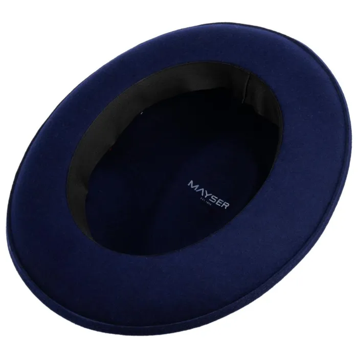 WomenMen Samuel Fedora Wool Felt Hat Blue Mayser Felt Hats WomenMen Samuel Fedora Wool Felt Hat Blue Mayser Felt Hats