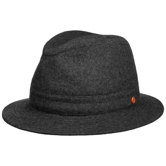 WomenMen Sheridan Traveller Wool Hat Anthracite Mayser Traveler Hats