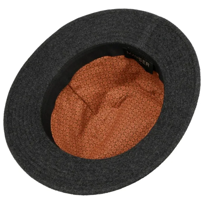 WomenMen Sheridan Traveller Wool Hat Anthracite Mayser Traveler Hats WomenMen Sheridan Traveller Wool Hat Anthracite Mayser Traveler Hats
