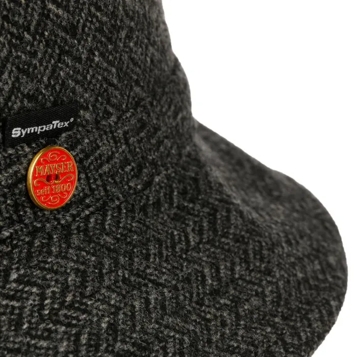 WomenMen Stuart Sympatex Wool Hat Gray Mayser Bucket Hats WomenMen Stuart Sympatex Wool Hat Gray Mayser Bucket Hats