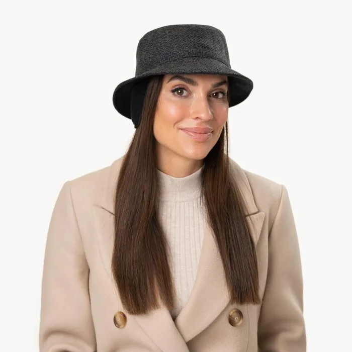 WomenMen Stuart Sympatex Wool Hat Gray Mayser Bucket Hats WomenMen Stuart Sympatex Wool Hat Gray Mayser Bucket Hats