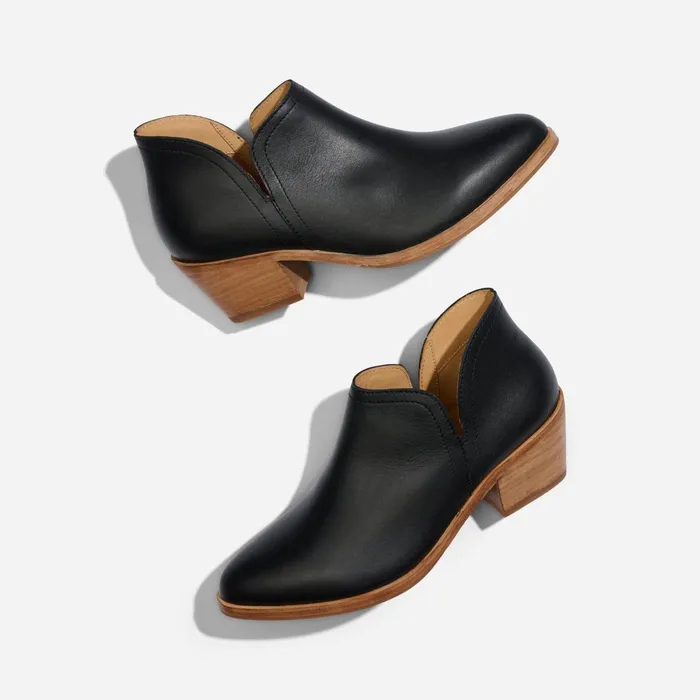 Women Mia Everyday Ankle Bootie Black Nisolo Boots