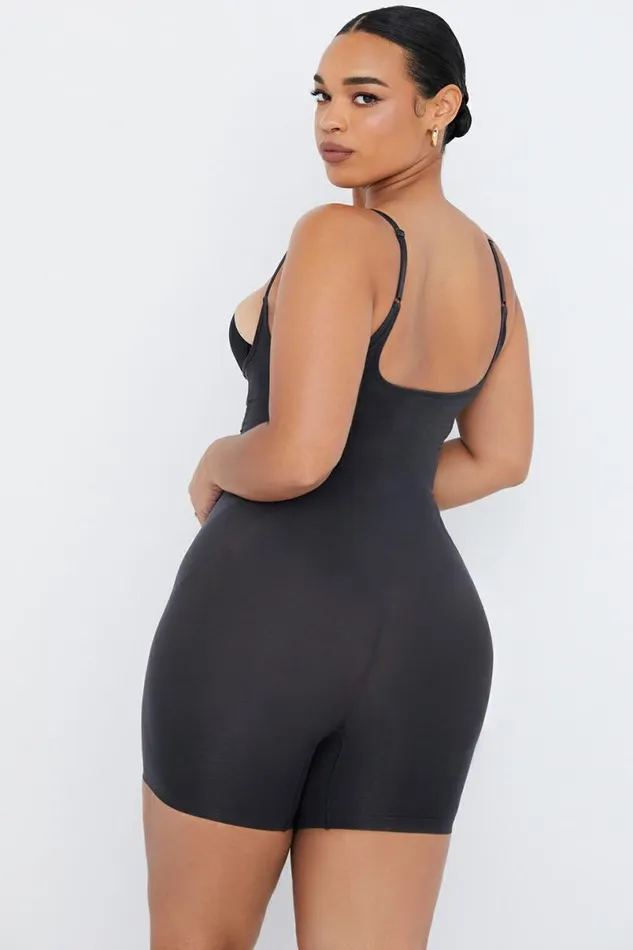 Women MID THIGH SCULPTING BODYSUIT INK House Of CB Shapewear Women MID THIGH SCULPTING BODYSUIT INK House Of CB Shapewear