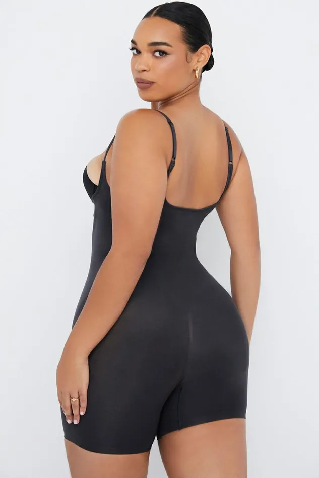Women MID THIGH SCULPTING BODYSUIT INK House Of CB Shapewear Women MID THIGH SCULPTING BODYSUIT INK House Of CB Shapewear
